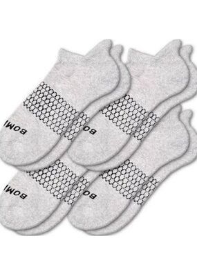 4 pack Bombas unisex Solids Ankle Socks
